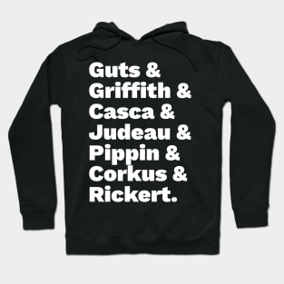 The Band of the Hawk list Hoodie